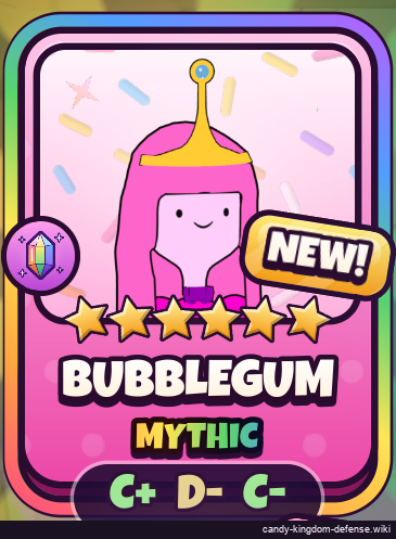 New six-star Mythic Bubblegum summon card