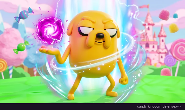Jake with a magic orb, cover artwork